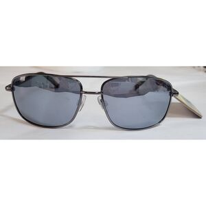 Foster Grant Polarized Silver Mirrored Aviator Sunglasses Scratch Resist New